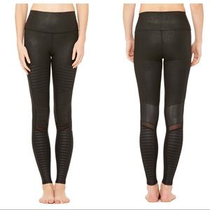 alo yoga high waist moto legging XS